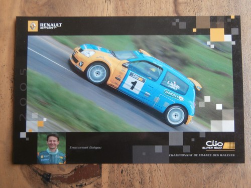 Rallye renault clio super - renault,