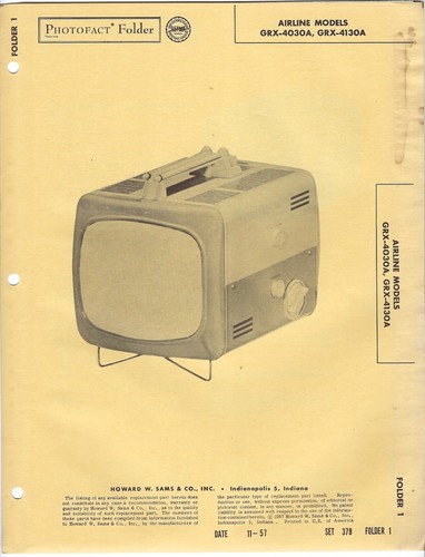 1957 airline grx 4030a 4130a - airline,