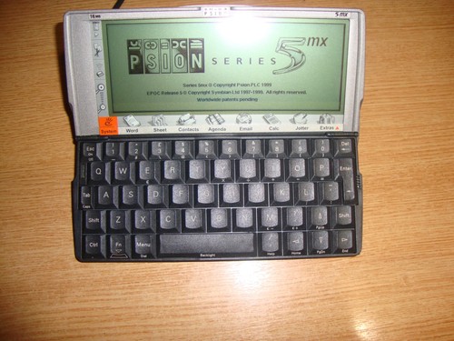 Psion 5mx pda con - con, per
