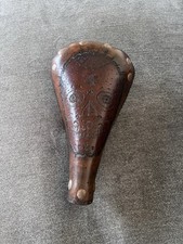 Seggiolino bici in pelle