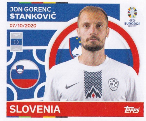 Adesivo topps uefa - adesivo, euro