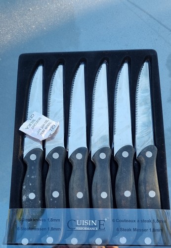 Coltelli tavola bistecca - 6, da