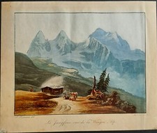 La Jungfrau vue de la Wengen