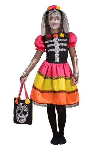 Skull flower girl - skull,