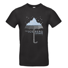 T-shirt Iceberg Lounge da uomo TV film merch geek crew collo maniche corte top