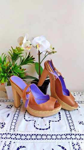 Sandali open toe - toe, rossi