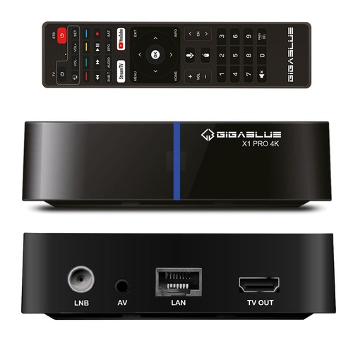 Gigablue uhd pro 4k - uhd, x1