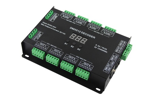 32ch dmx512 rgbw decoder led - dmx512,