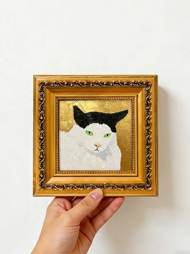 Soffice smoking gatto ritratto