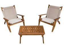 SALOTTINO SET GARDEN WOOD COTTON CLUB FLAMENCO