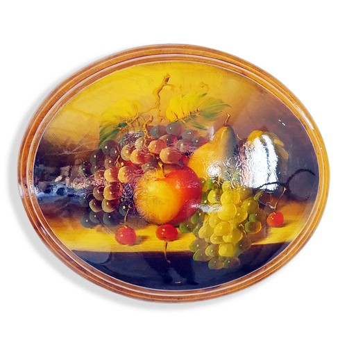Medaglione olio cesto frutta - cesto,