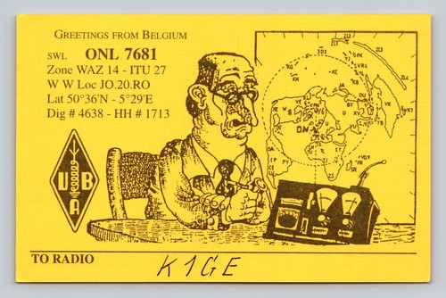 Radioamatore qsl onl7681 - radioamatore,