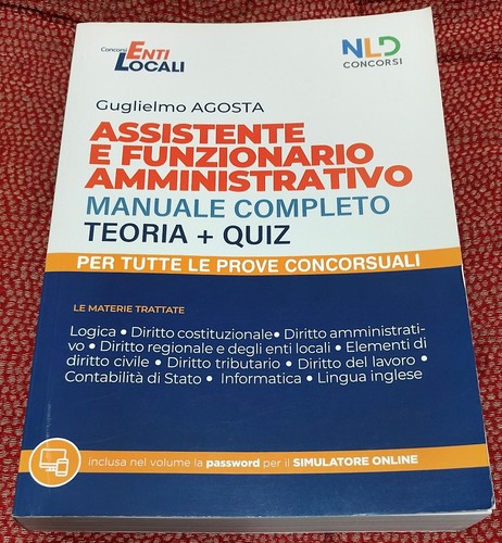 Assistente funzionario - e,