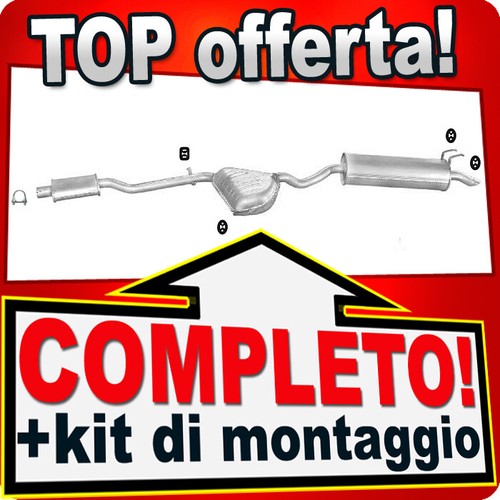 Scarico completo per fiat - scarico,