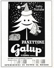 PUBBLICITA' 1956 PANETTONE