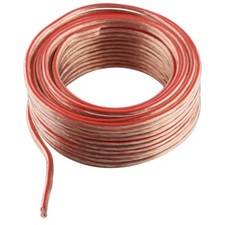 10 m 2 x 2,5 mm² cavo per altoparlanti cavo per casse cavo per bassi cavo audio trasparente