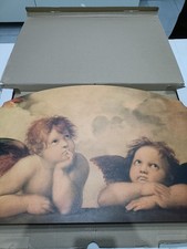 Quadro Capezzale Angeli Putti Raffaello 45x69 Cm