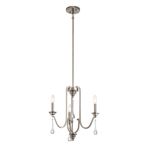 Lampadario cristallo peltro