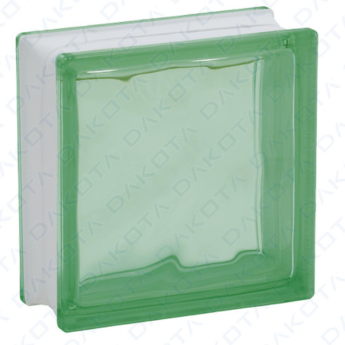Vetro mattone ondulato verde