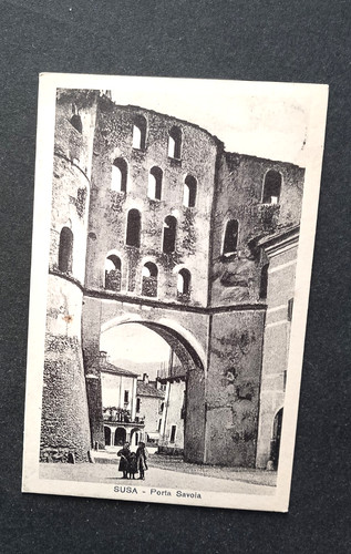 Cartolina susa porta - cartolina, (to)-