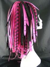 CyberloxShop Neon PinkWeb Cyberlox Cyber Hair Falls Dreads Goth Rave rosa nero