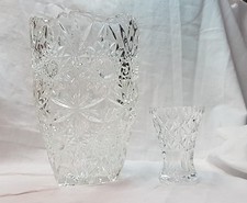 Vaso cristallo cesellato stile