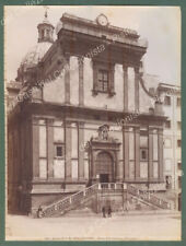 PALERMO. Chiesa di S.Caterina. Foto originale Alinari all'albumina, circa 1890