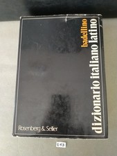 Badellino DIZIONARIO ITALIANO LATINO Rosenberg Sellier 1979 2959 pagine