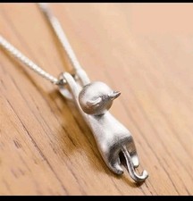  Men Women Necklace Cat Chain
