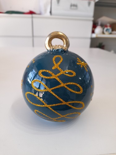 Pallina natale ceramica - di, in