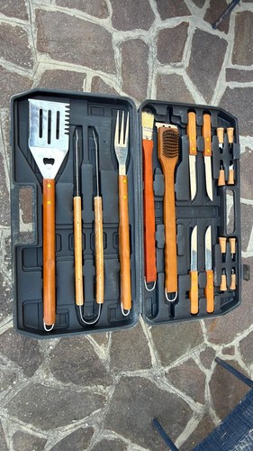 Kit barbecue pezzi acciaio - kit, 10