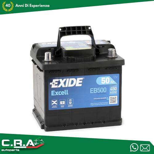 Exide eb500 batteria per - per, auto