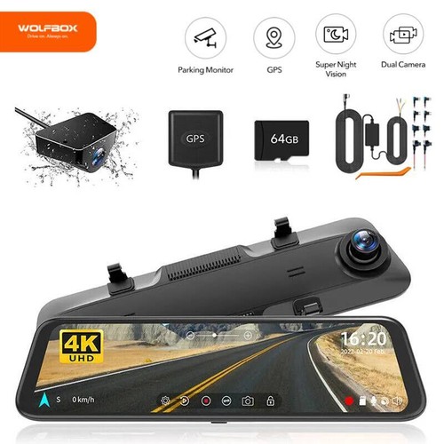 Wolfbox dash cameras - 12'',