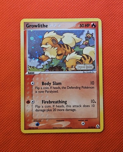 Growlithe ex legend - growlithe,
