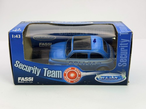 Fiat 500 welly 40 azzurro - f, 1/40