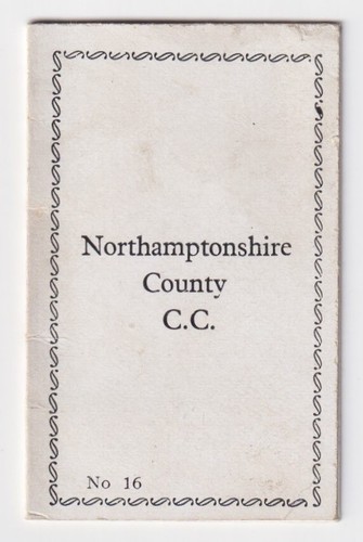 Trade card cricket team - -,