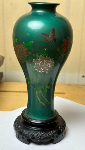 Antico vaso cinese legno - cinese, in