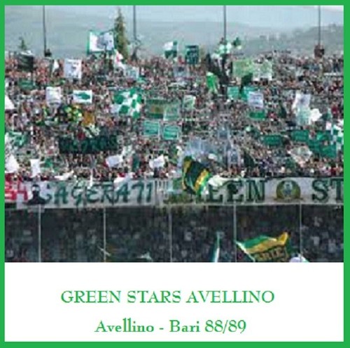 Tifo green stars avellino - green,