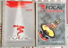Cataloghi Brochure Focal Audio Car 1999 Depliant Italia Leggere Descrizione 