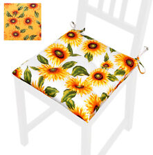 Cuscino sedia girasoli morbido