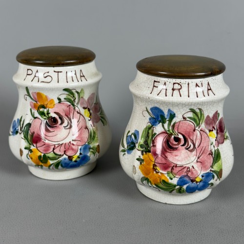 Set barattoli ceramica - ceramica, vecchia