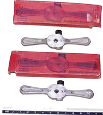 lotto di N° 2 GIRAMASCHI Tap Wrenches Meccanica Fine Orologiaio Watchmakers Tool