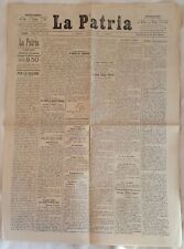 LA PATRIA 2 3 GIUGNO 1900 MARCHE ANCON DORICA TRANSVAAL RESPIGHI OSIMO FABRIANO 