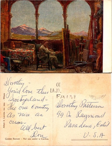 Guido ravasi postcard nel - guido, mio