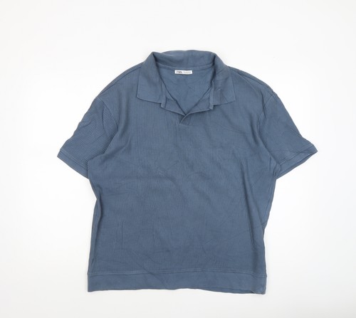 Polo uomo zara - zara, blu