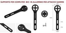 Supporto per Computer bici IN ALLUMINIO PER  GARMIN e compatibili