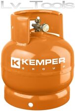 BOMBOLA GAS RICARICABILE 2KG  VUOTA KEMPER CAMPEGGIO TRASPORTABILE