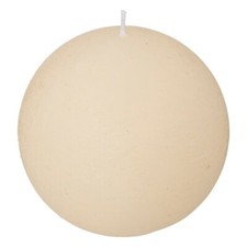 Candela a sfera avorio d10 |