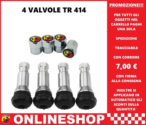 Set valvole cromate tr414 e - set,