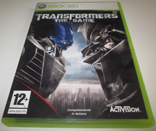 TRANSFORMERS: THE GAME-MICROSOFT XBOX 360-PAL-ITALIANO-COMPLETO-OTTIMO-RARO